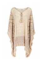 Ibzmode Short Kaftan Javina Miranza Natural beach kaftan