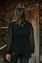 Bohemian top in black van MOOST Wanted, Brands of Ibiza