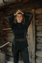 Bohemian top in black van MOOST Wanted, Brands of Ibiza