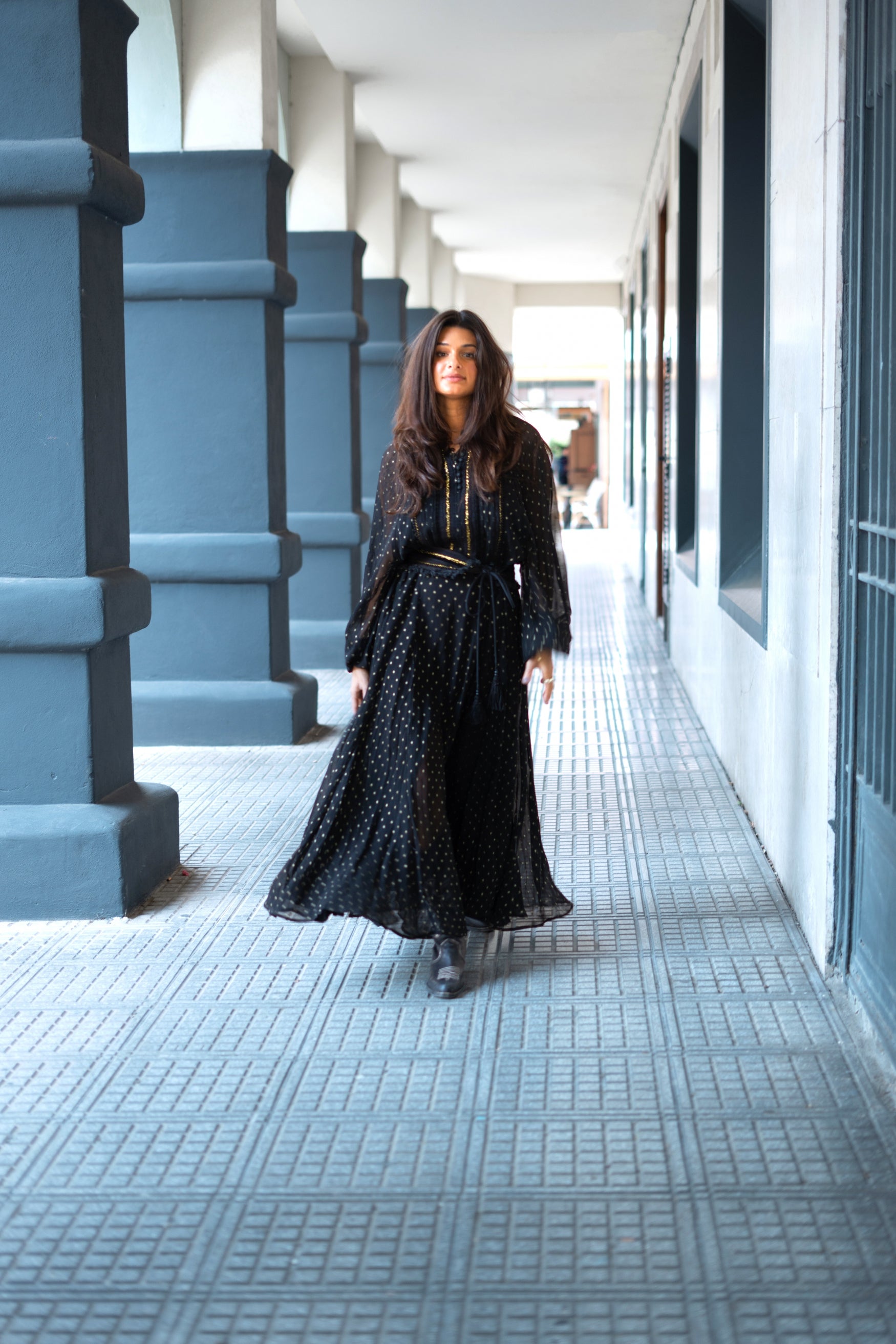 Bohemian jurk in black van ibzmode, Brands of Ibiza