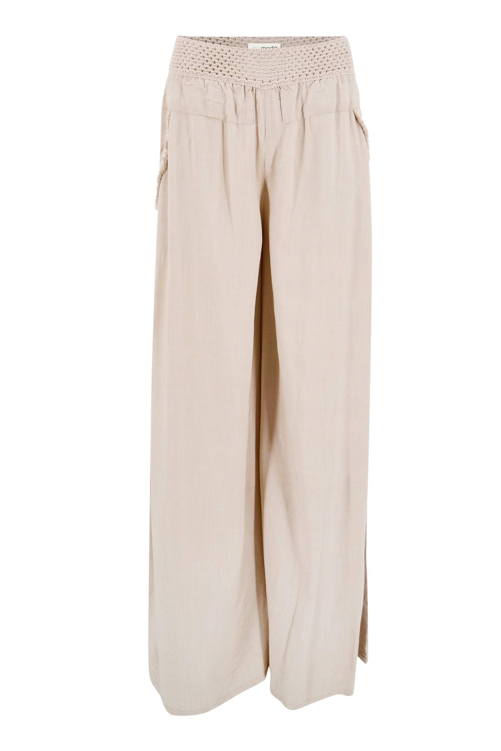 Bohemian broek in sand van ibzmode, Brands of Ibiza