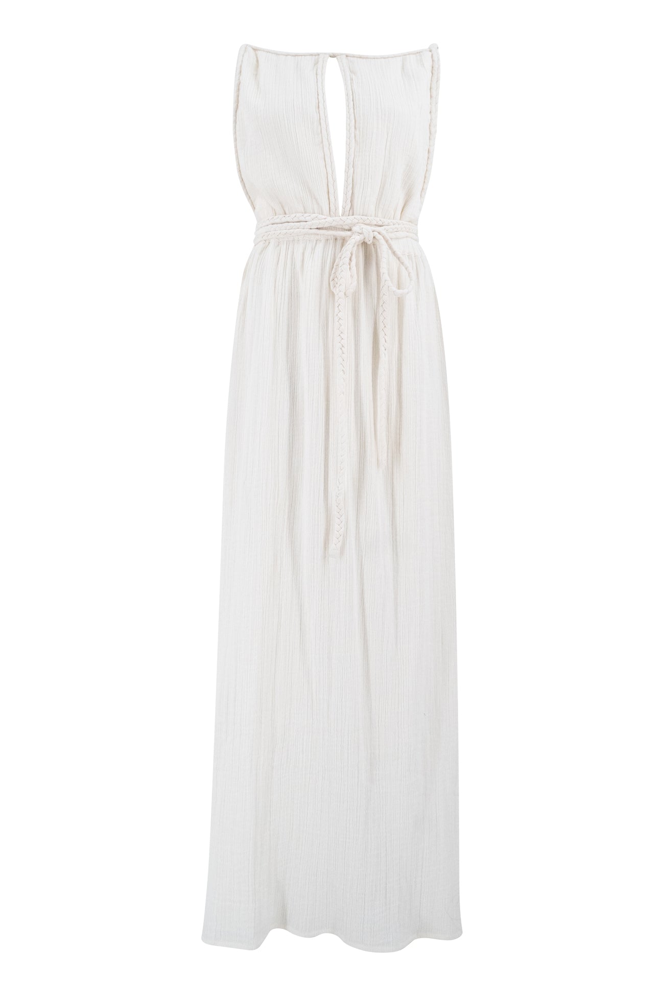Bohemian dress in off white from MOOST Wanted, Brands of Ibiza