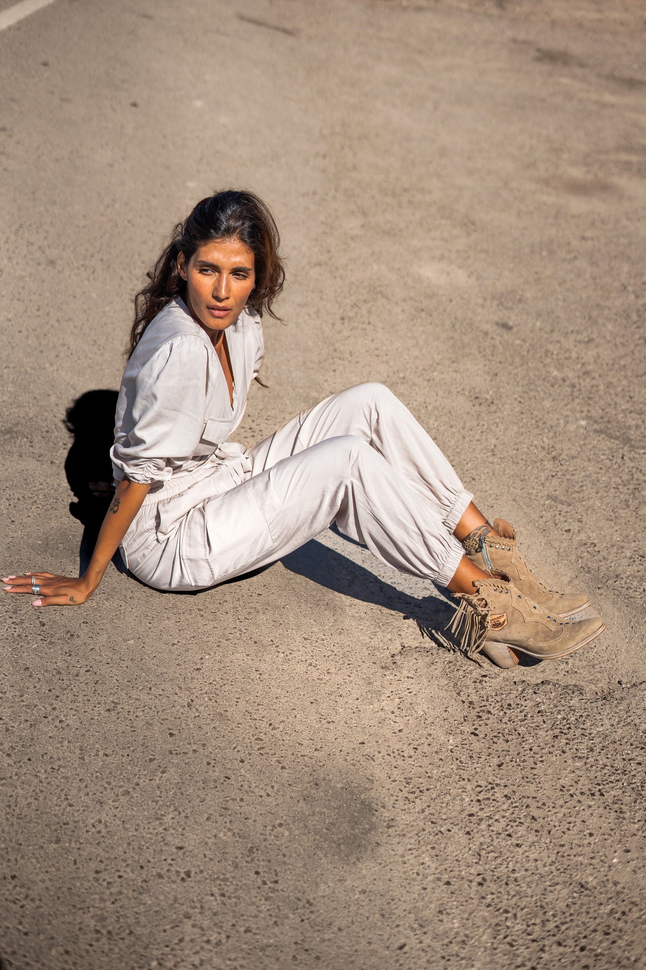 Bohemian top in ecru van MOOST Wanted, Brands of Ibiza