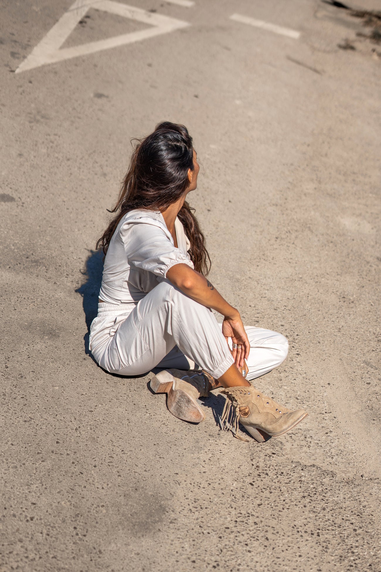 Bohemian top in ecru van MOOST Wanted, Brands of Ibiza