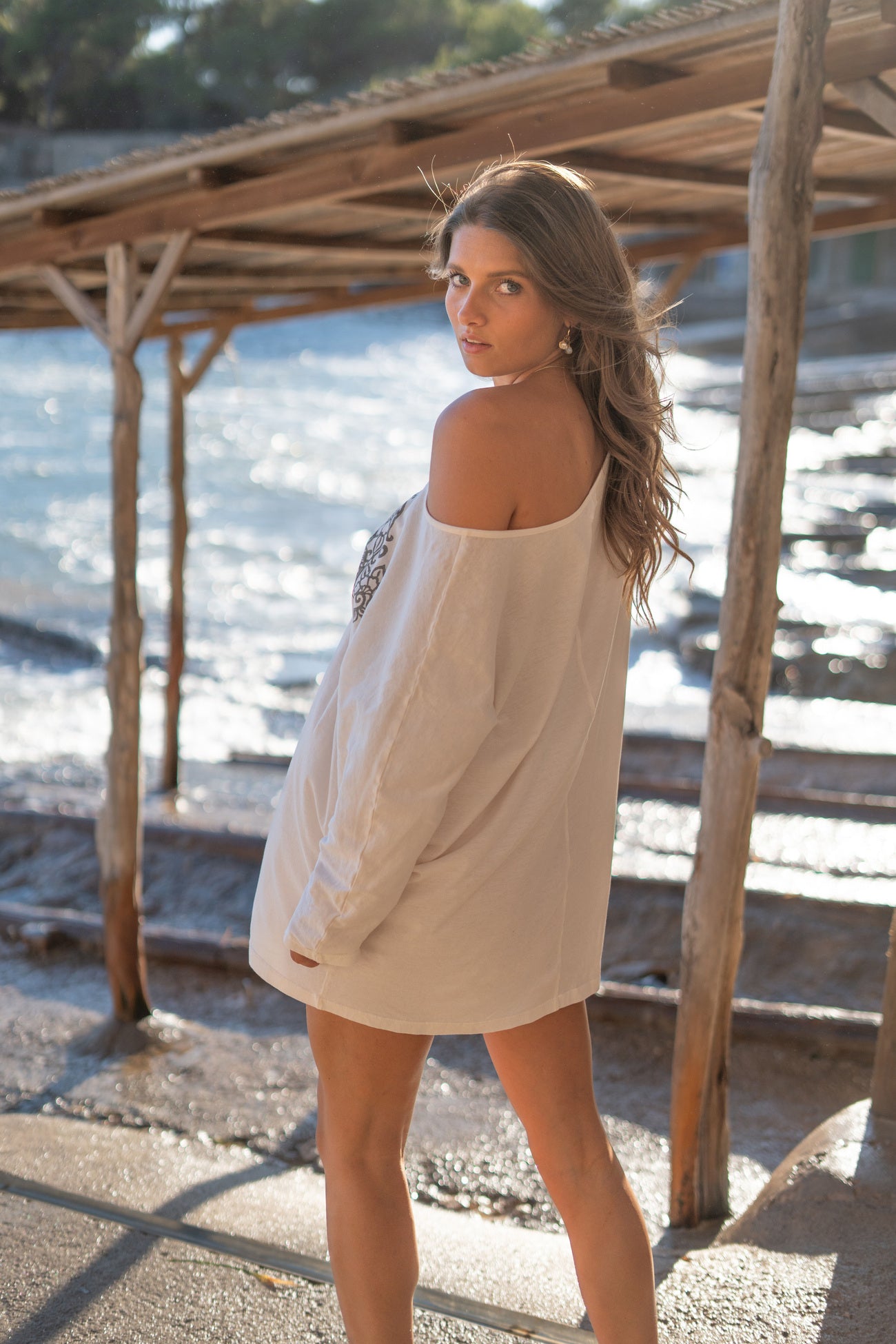 Bohemian item in white van ibzmode, Brands of Ibiza