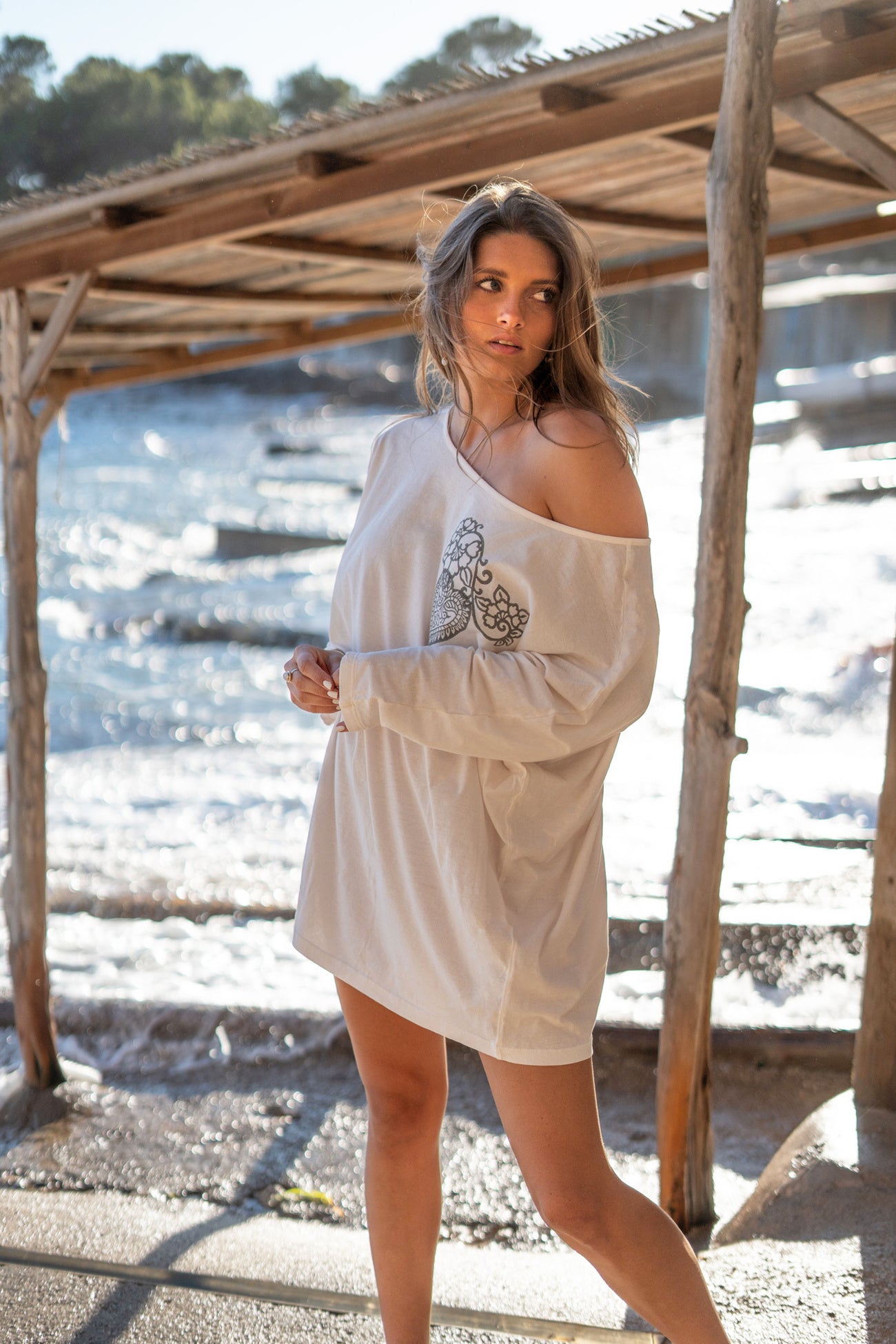 Bohemian item in white van ibzmode, Brands of Ibiza