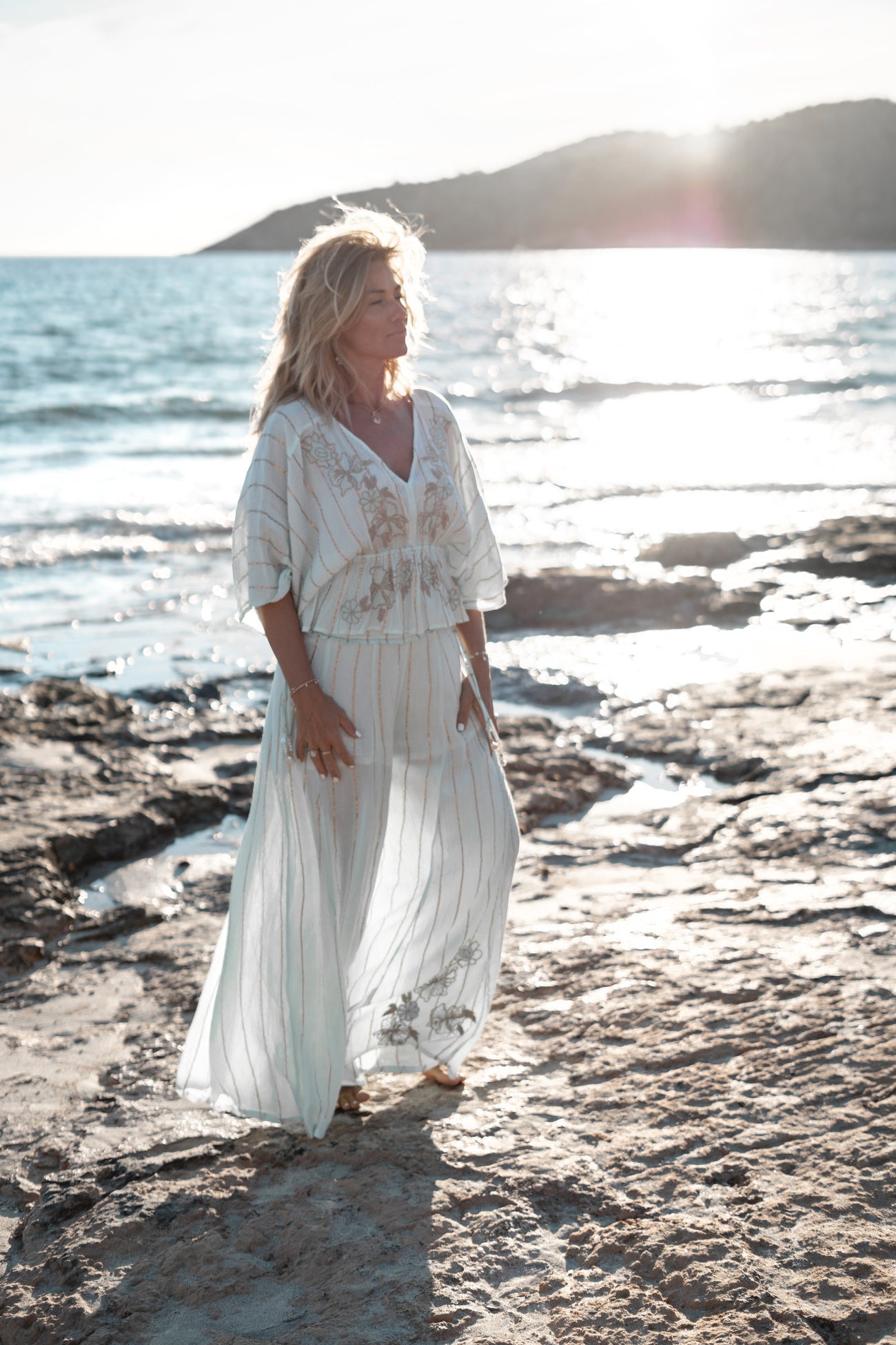 Bohemian broek in mint van ibzmode, Brands of Ibiza