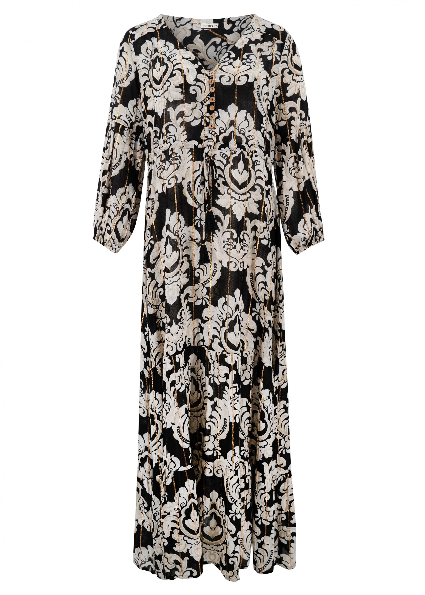 Bohemian jurk in black van ibzmode, Brands of Ibiza