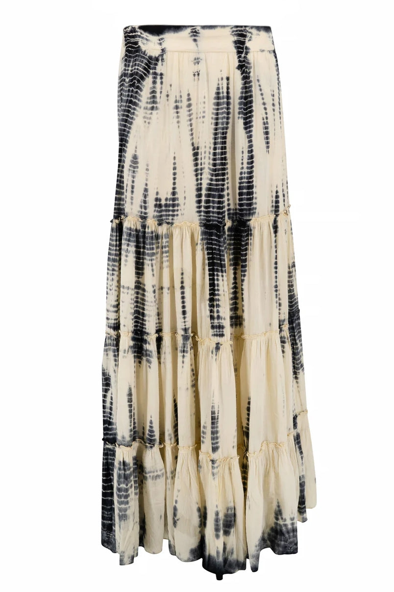 Bohemian rok in sand van ibzmode, Brands of Ibiza