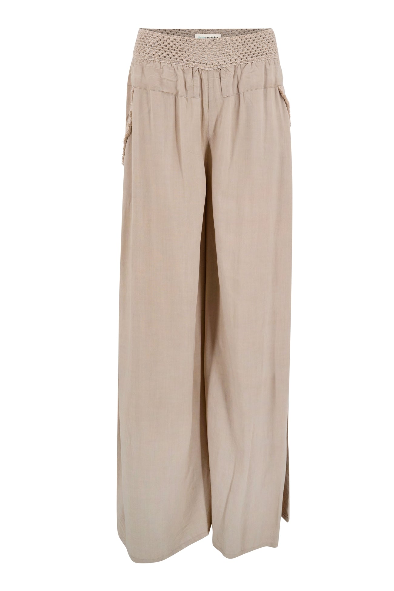 Bohemian broek in light taupe van ibzmode, Brands of Ibiza
