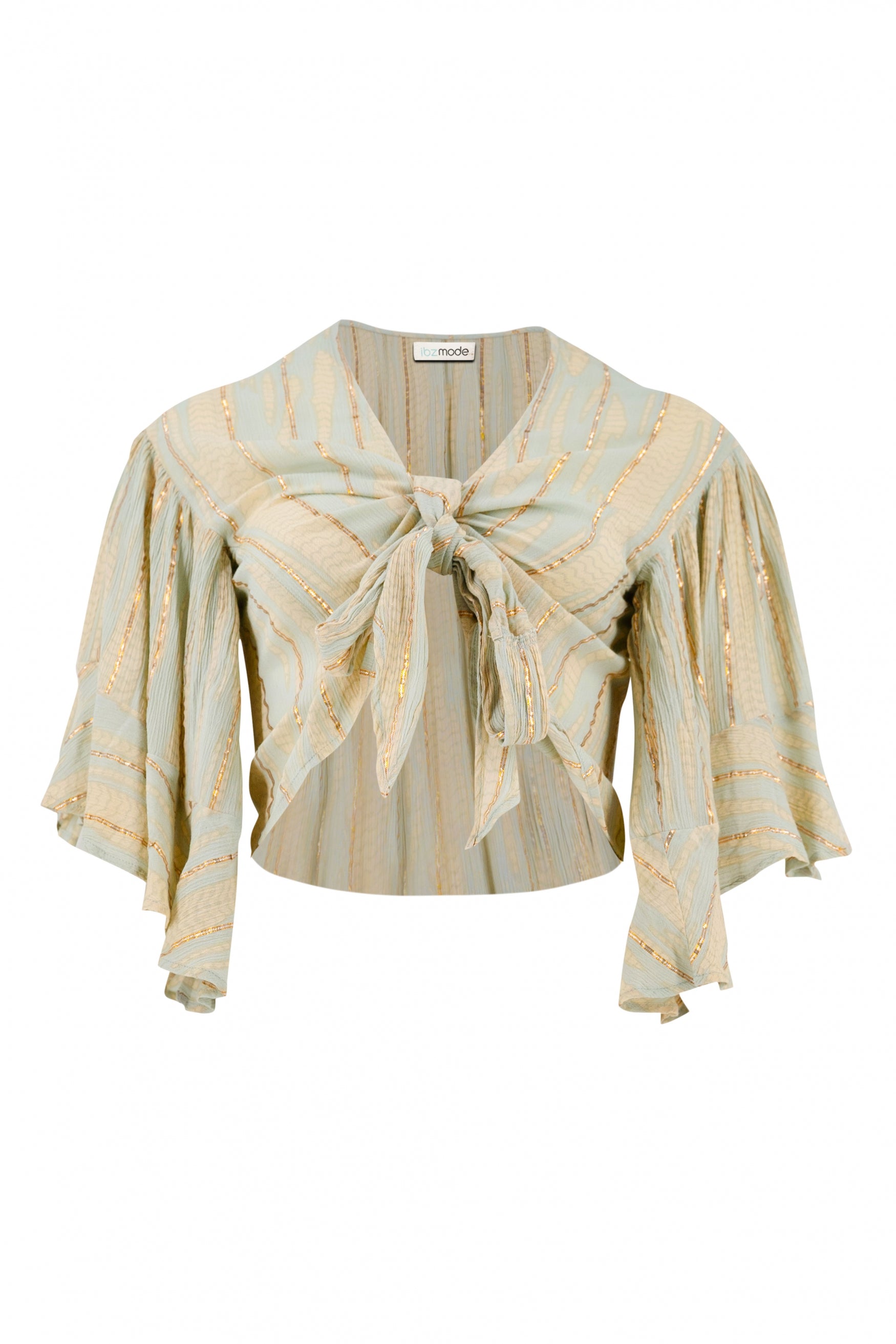 Bohemian top in mint van ibzmode, Brands of Ibiza