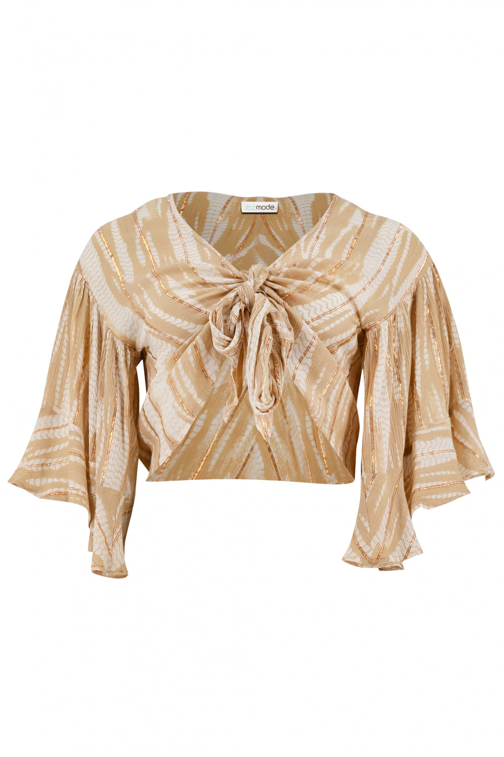 Bohemian top in ecru van ibzmode, Brands of Ibiza