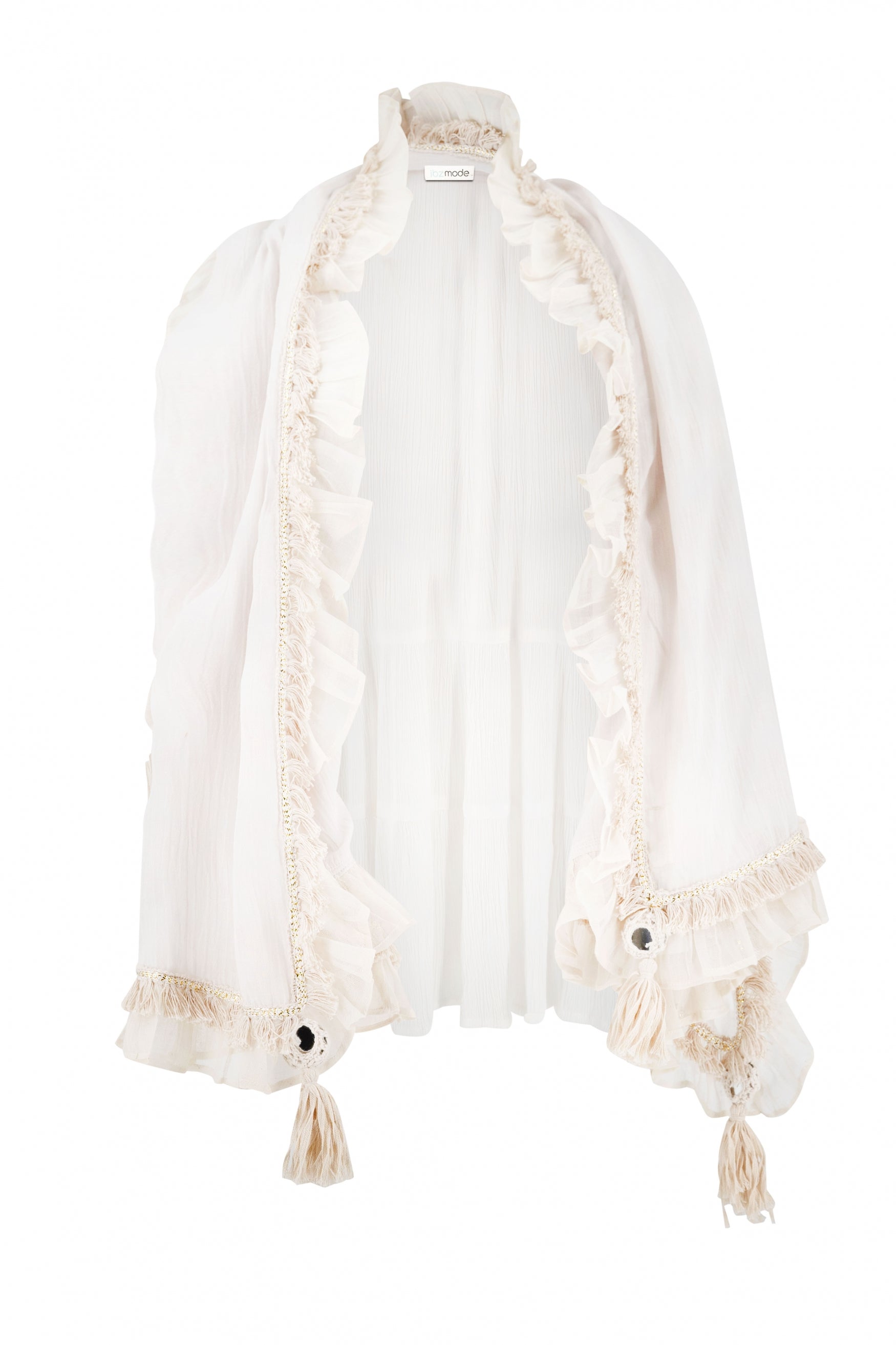 Bohemian item in white van ibzmode, Brands of Ibiza