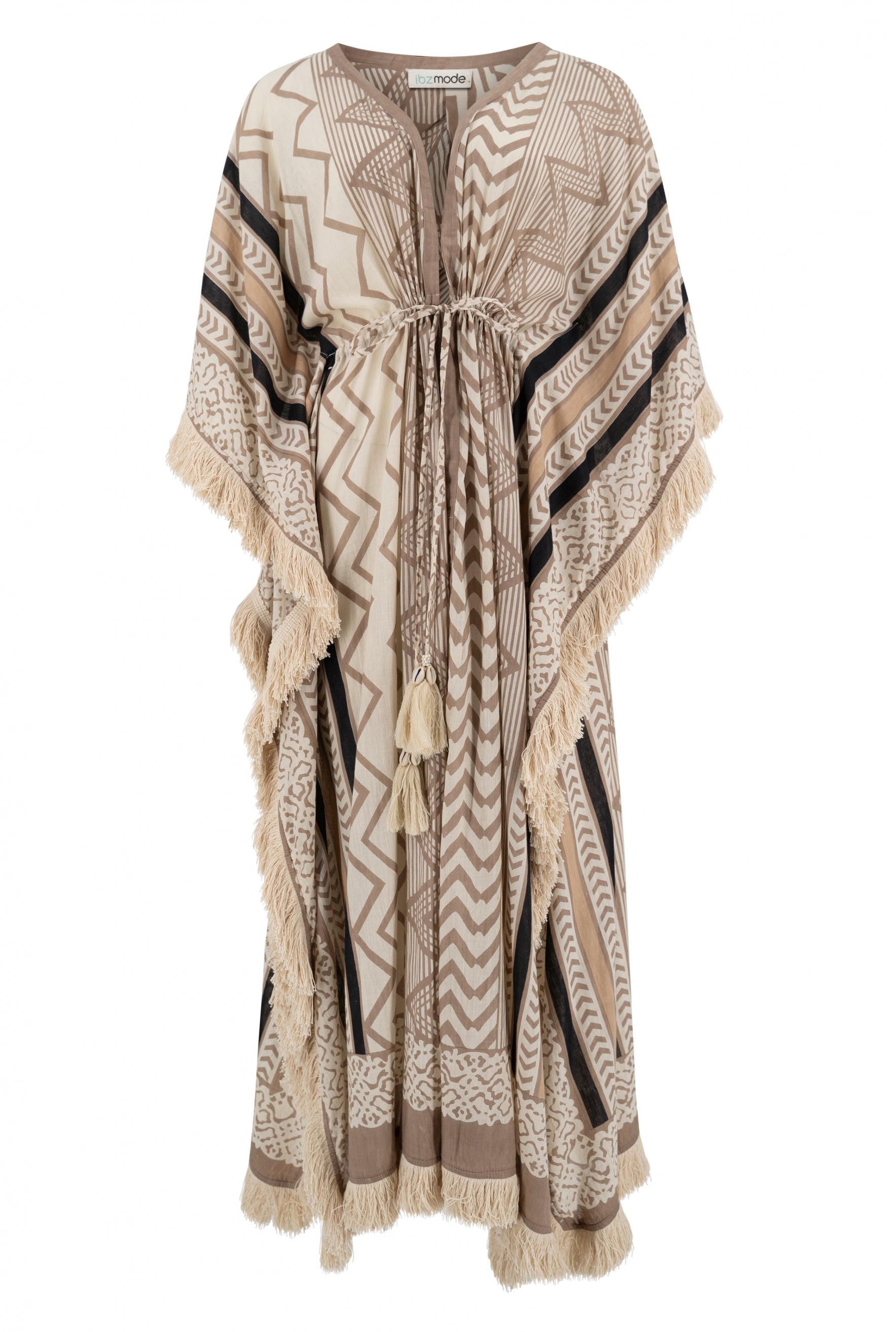 Bohemian kimono in multi van ibzmode, Brands of Ibiza