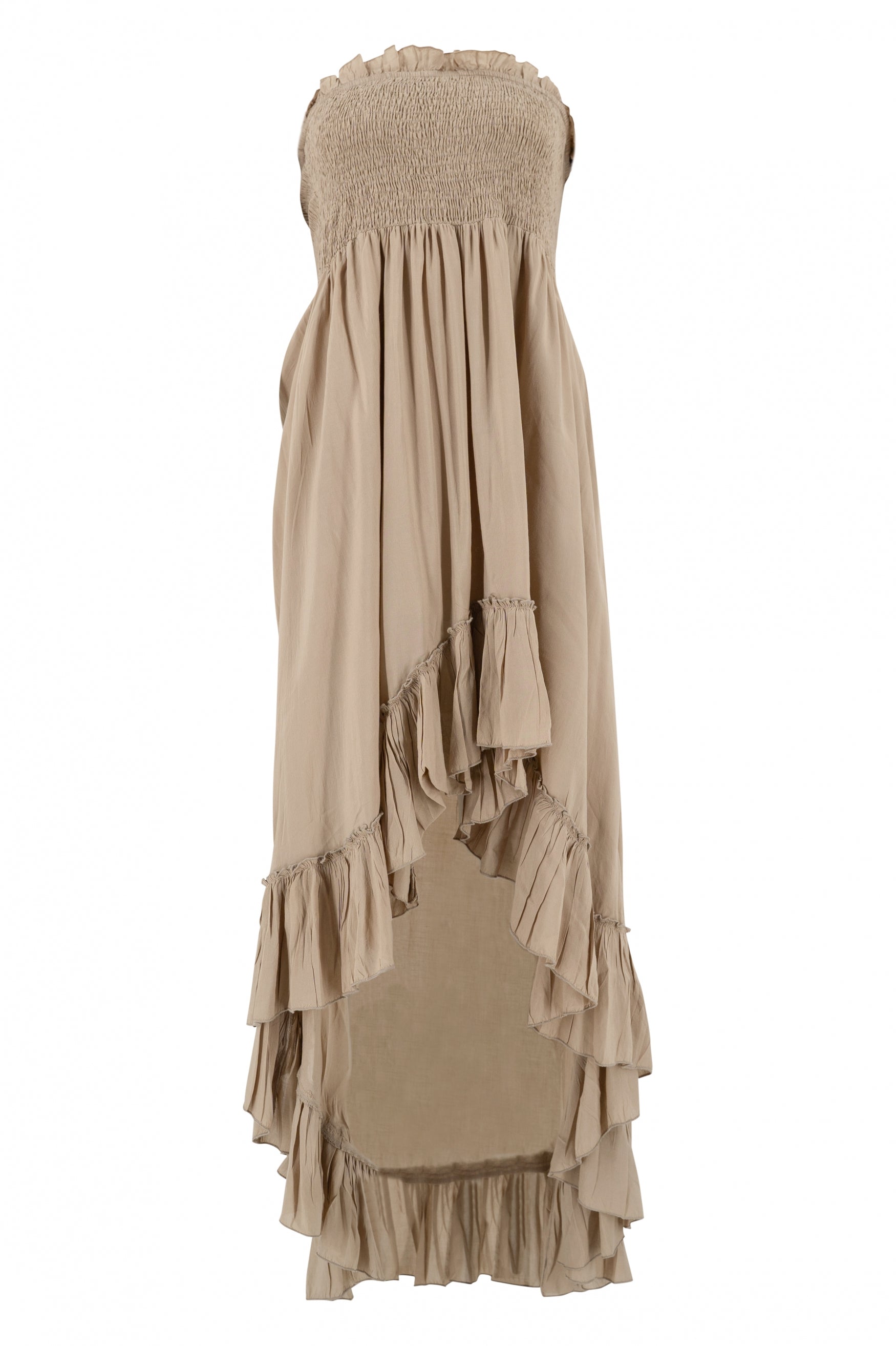 Bohemian jurk in taupe van ibzmode, Brands of Ibiza