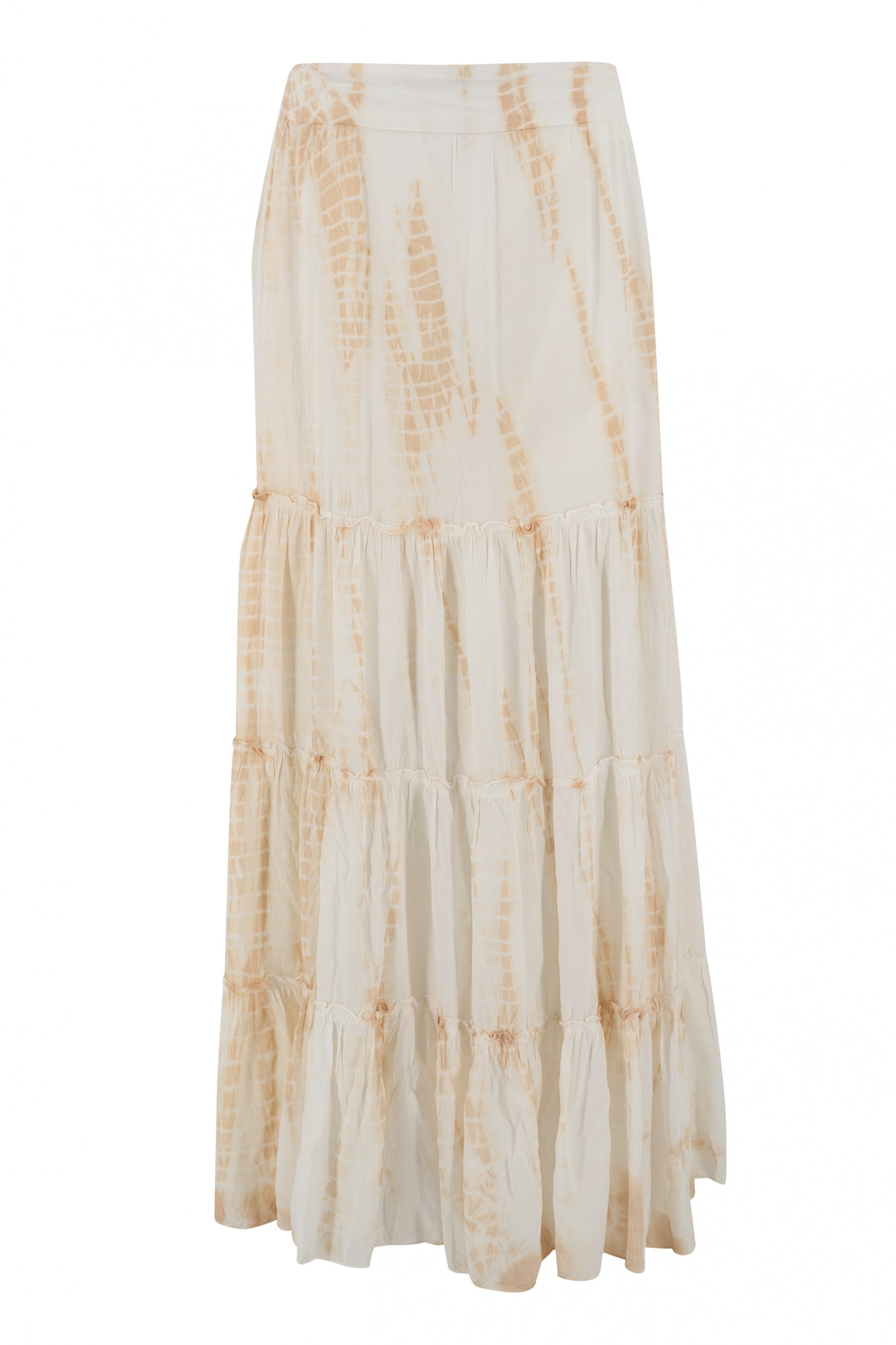 Bohemian rok in powder tie dye van ibzmode, Brands of Ibiza