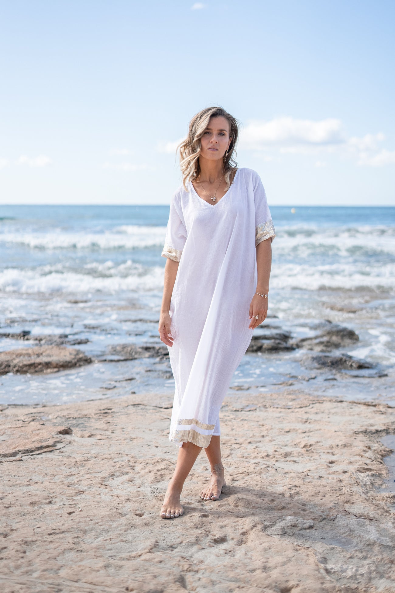 Bohemian item in white van ibzmode, Brands of Ibiza