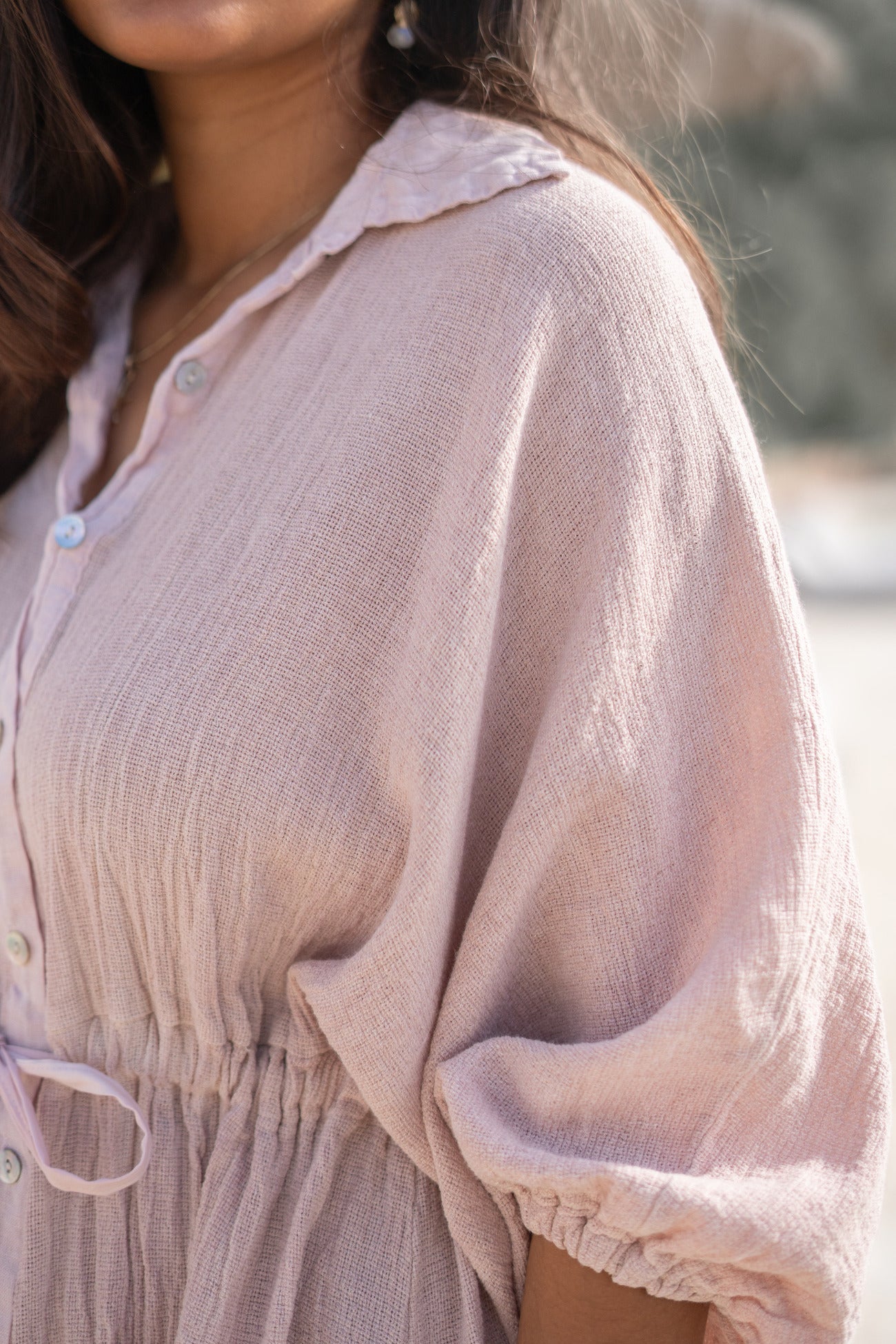 Bohemian jurk in powder van ibzmode, Brands of Ibiza