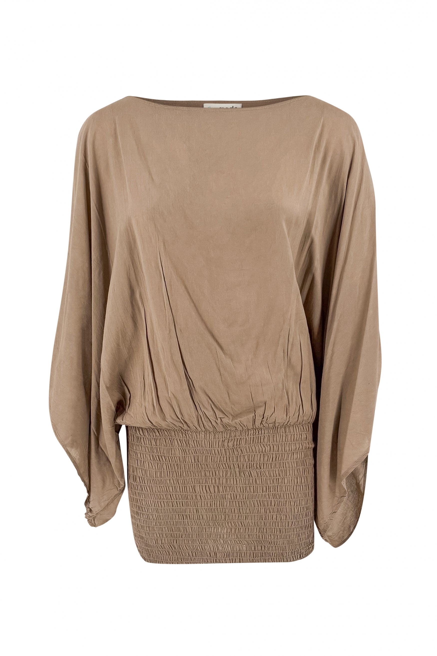 Bohème Kleid in Taupe von ibzmode, Brands of Ibiza