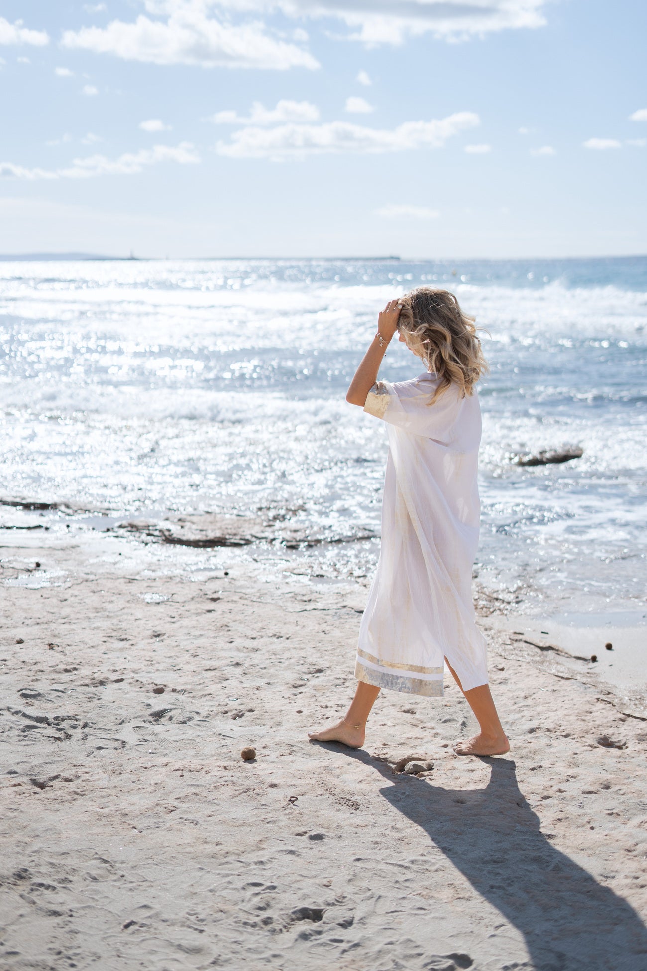 Bohemian item in white tie dye van ibzmode, Brands of Ibiza