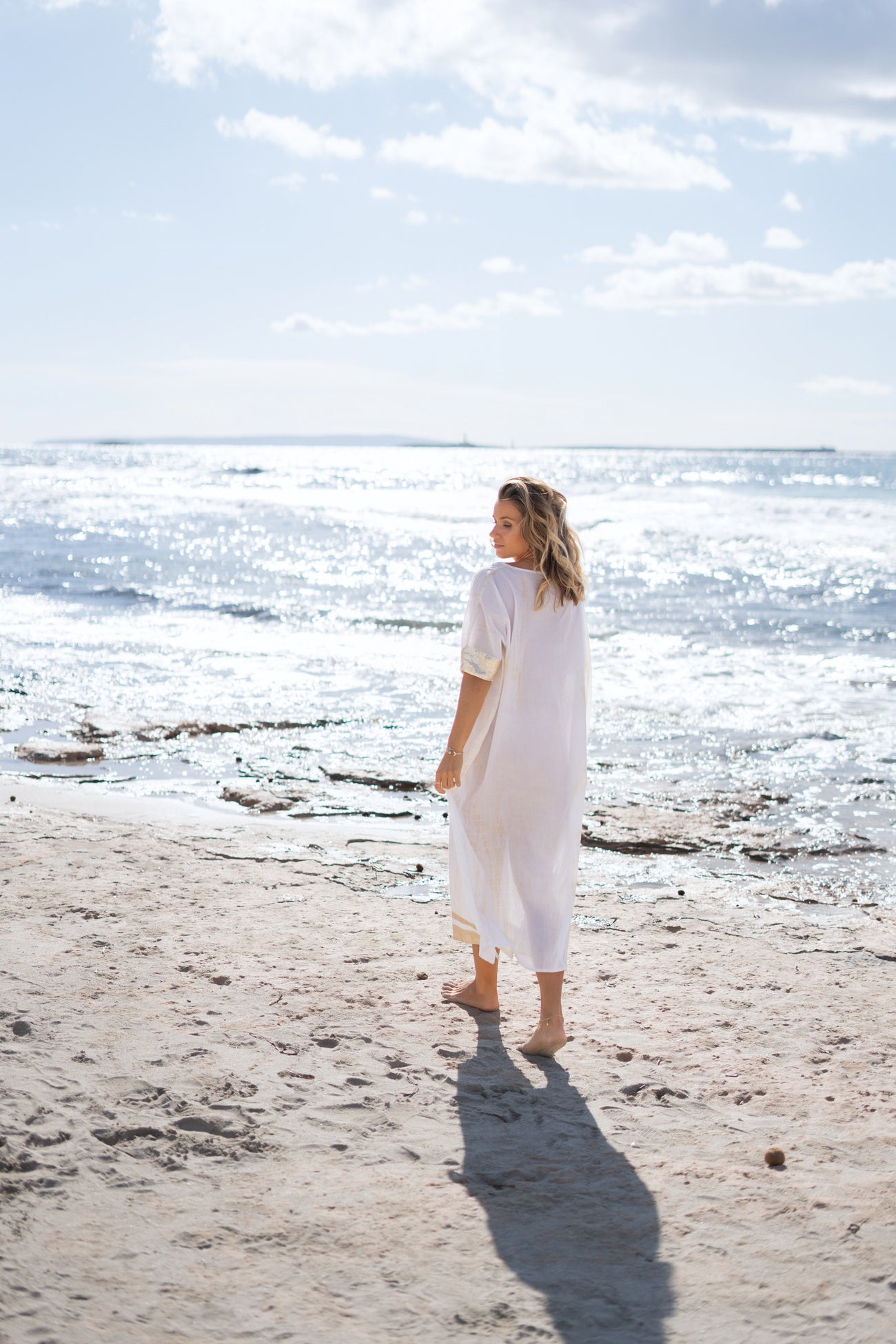 Bohemian item in white tie dye van ibzmode, Brands of Ibiza