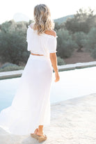 Bohemian rok in white van ibzmode, Brands of Ibiza
