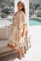 Bohemian kimono in multi van ibzmode, Brands of Ibiza