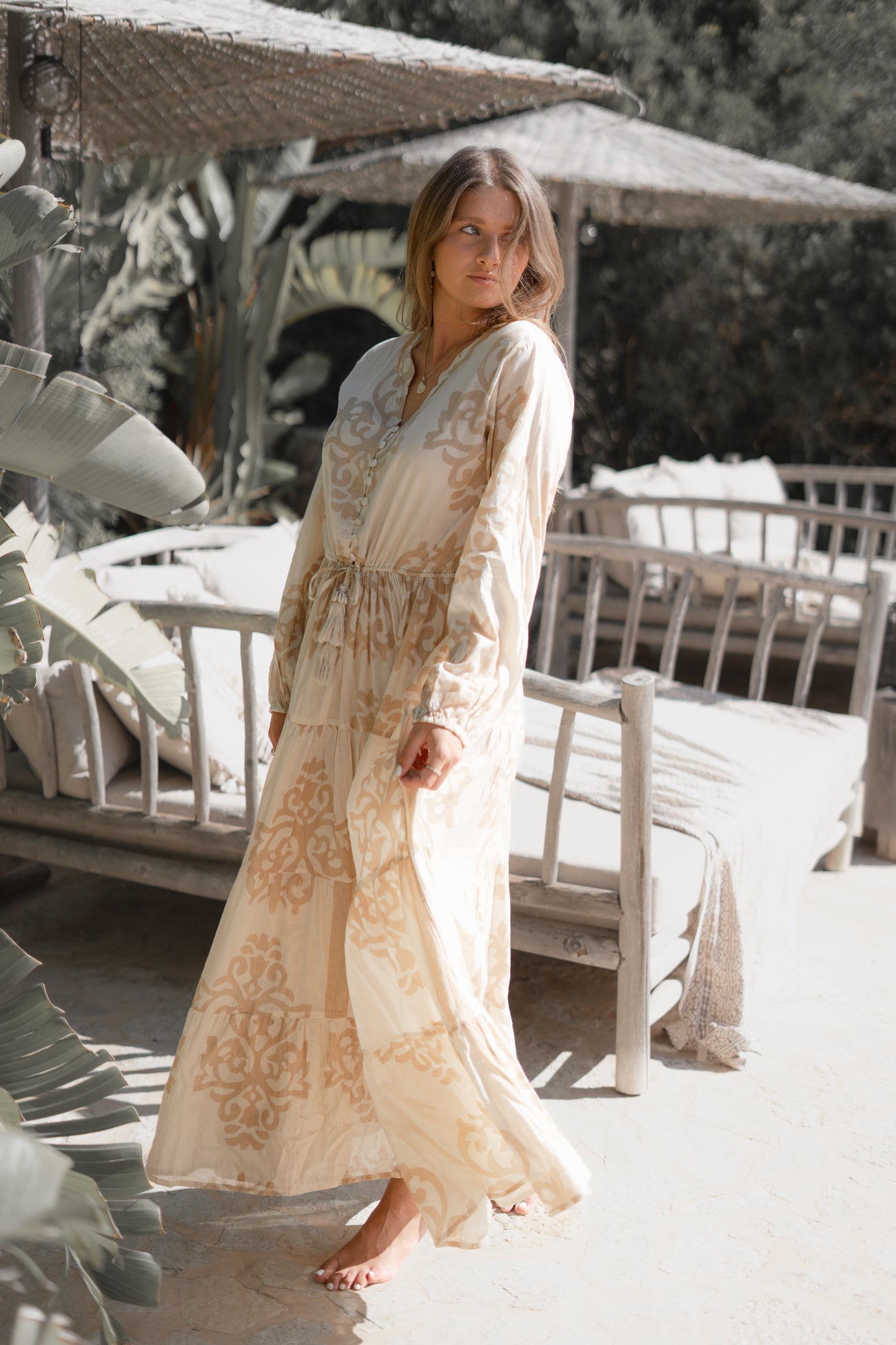 Bohemian jurk in multi van ibzmode, Brands of Ibiza