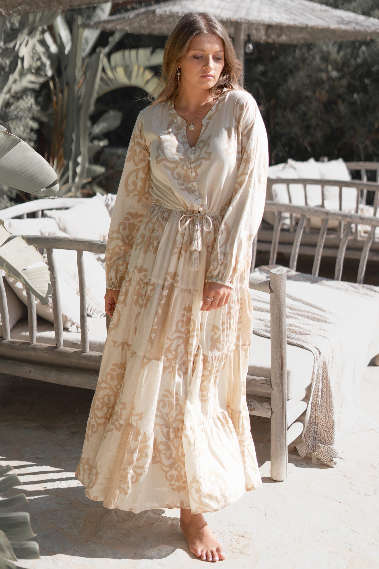 Bohemian jurk in multi van ibzmode, Brands of Ibiza