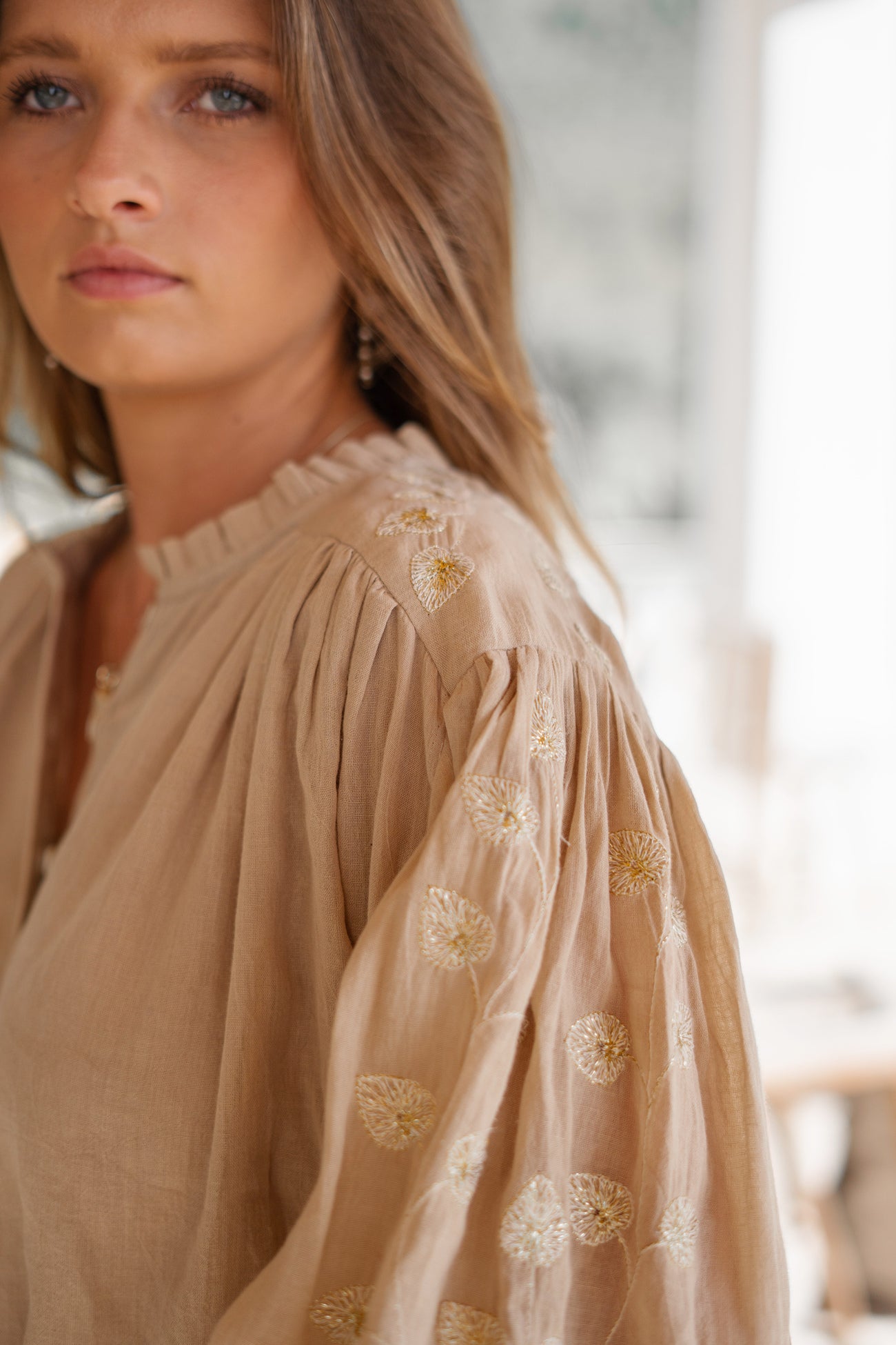 Bohemian item in light taupe van ibzmode, Brands of Ibiza