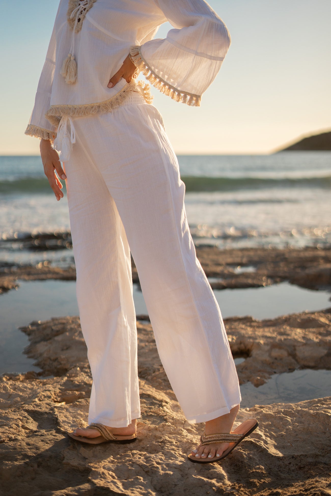 Bohemian item in white van ibzmode, Brands of Ibiza