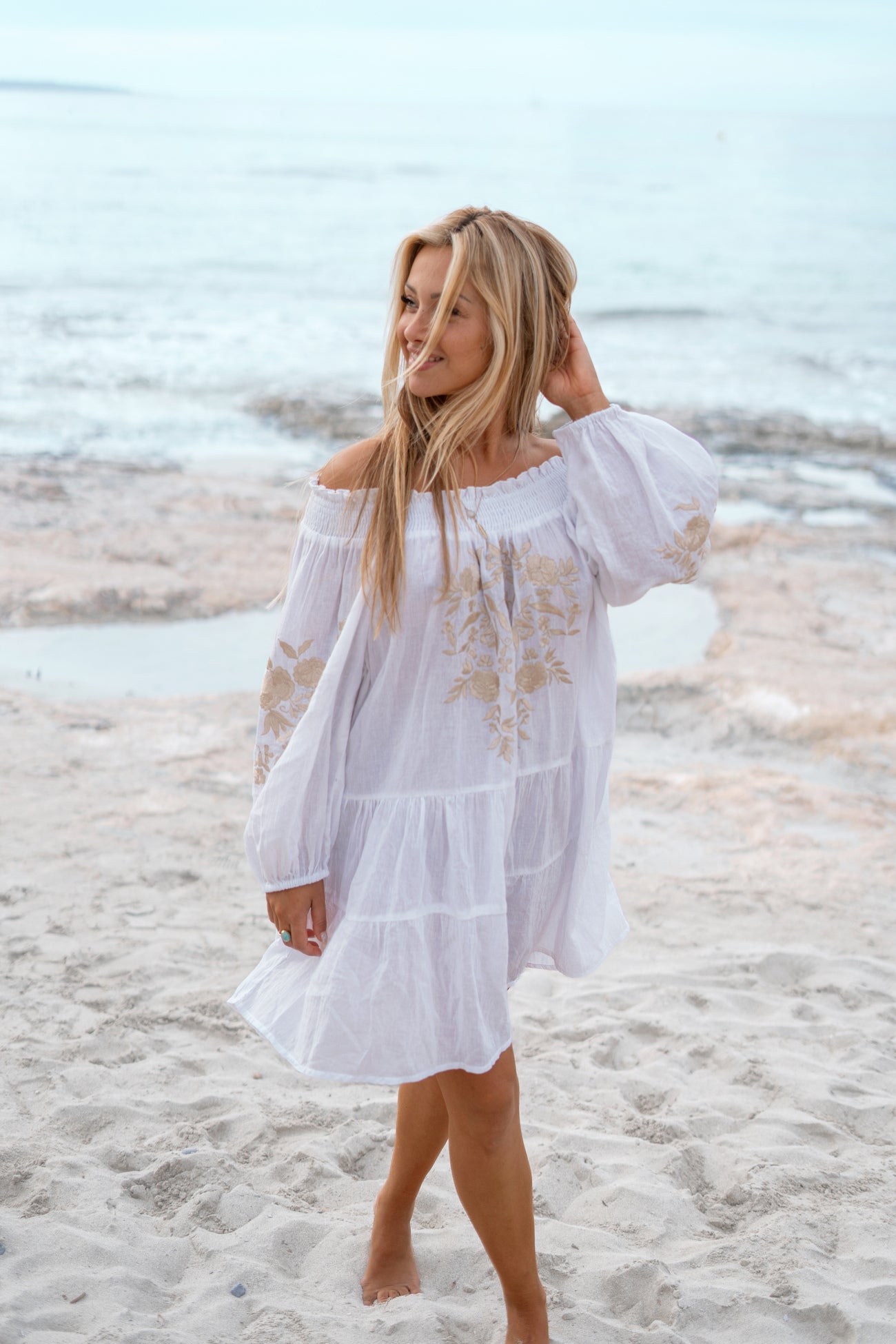 Bohemian item in white van ibzmode, Brands of Ibiza