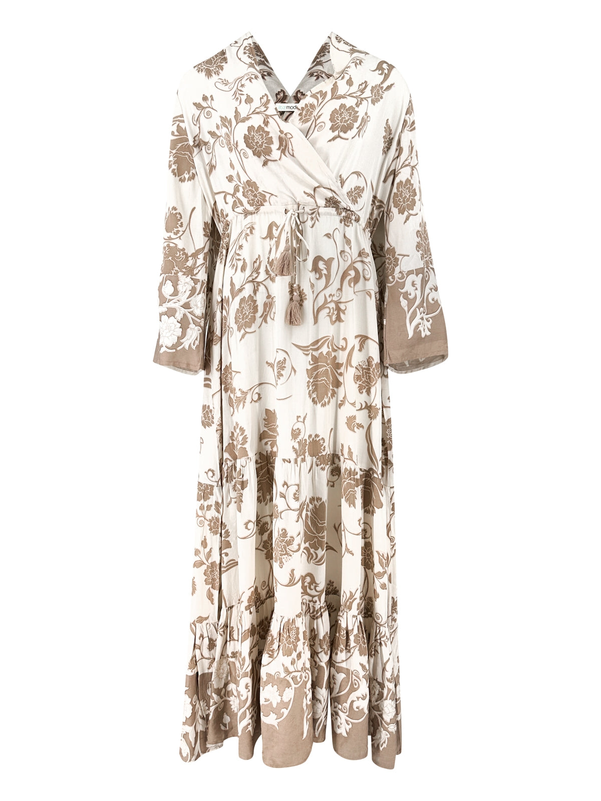 Bohemian jurk in ivory van ibzmode, Brands of Ibiza