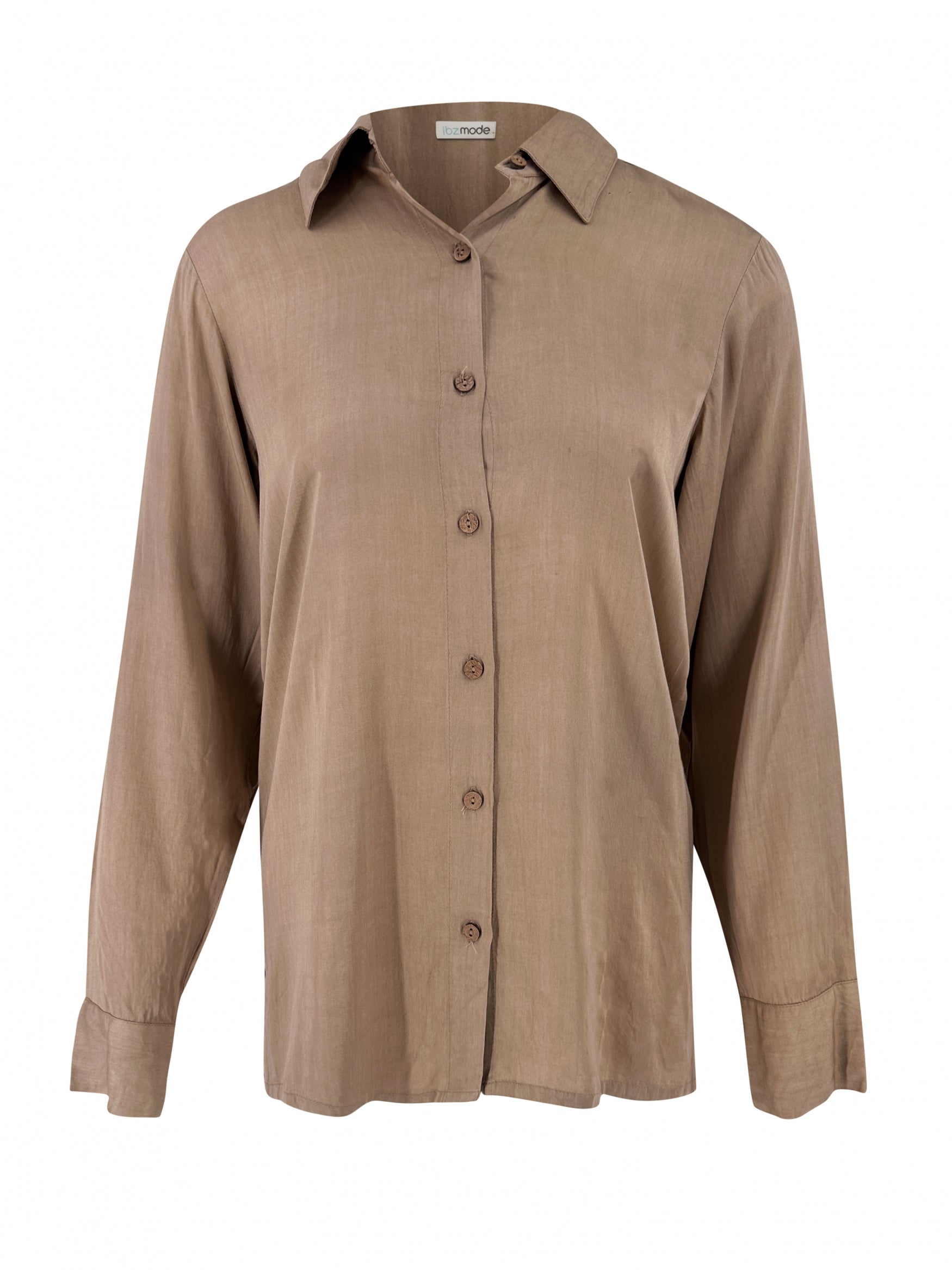 Bohemian blouse in powder van ibzmode, Brands of Ibiza