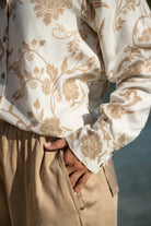Bohemian blouse in ivory van ibzmode, Brands of Ibiza