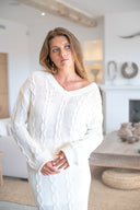 Jumper Carmen Trenza Off White