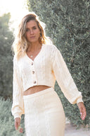 Cardigan Xanthe Trenza Ecru