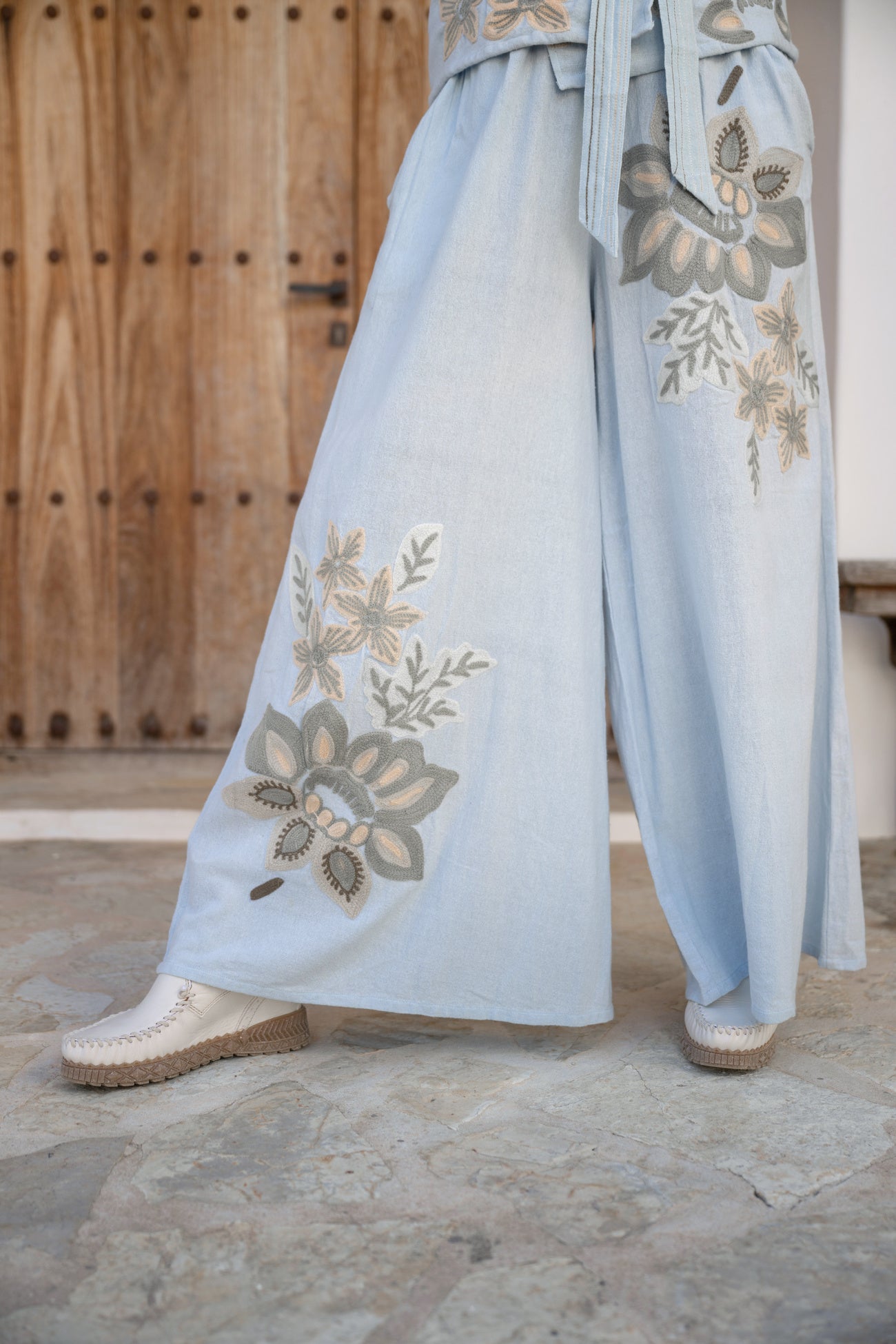 Bohemian item in pale blue van ibzmode, Brands of Ibiza