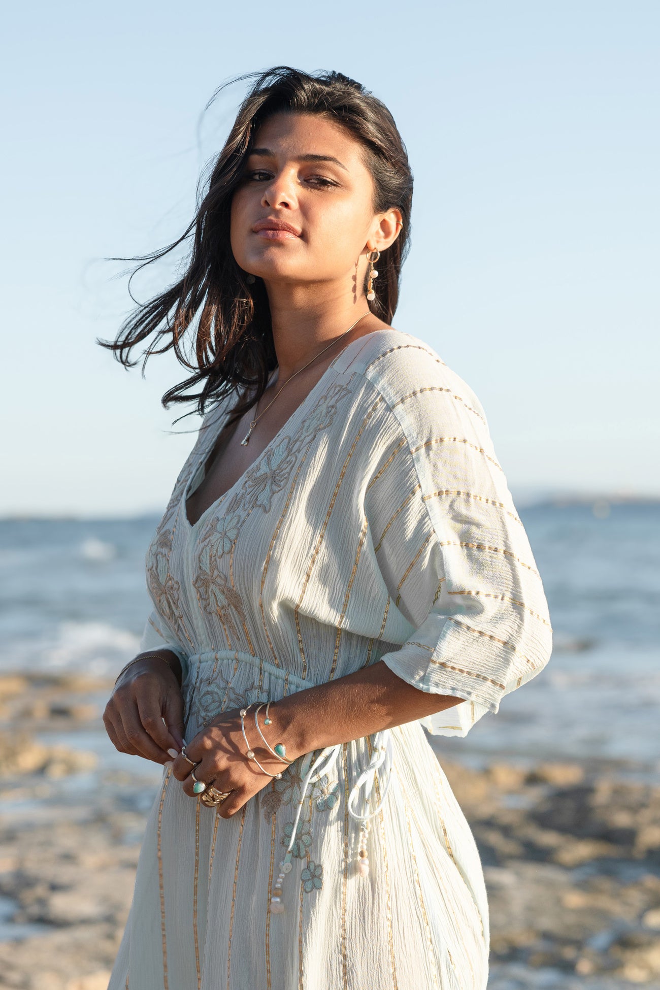 Bohemian jurk in mint van ibzmode, Brands of Ibiza