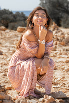 Isla Ibiza Bonita bracelet Ondina terra with round beads and adjustable cord