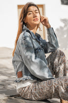 Isla Ibiza denim jacket Murcia drogo blue women