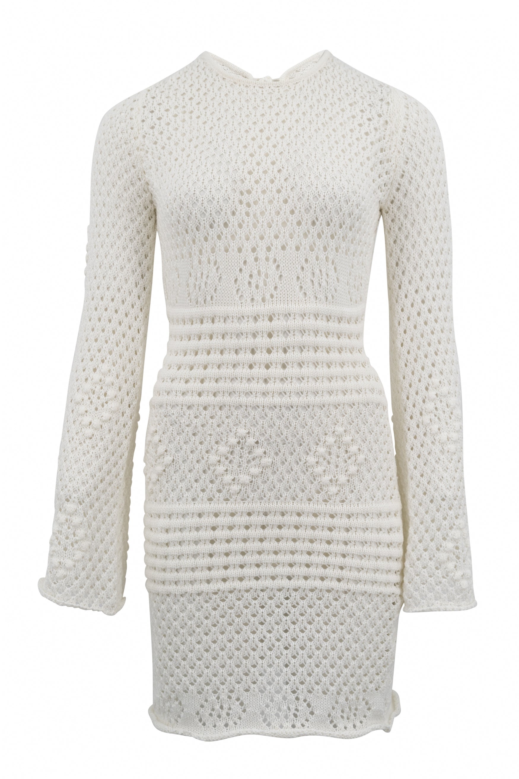 Bohemian jurk in off white van MOOST Wanted, Brands of Ibiza