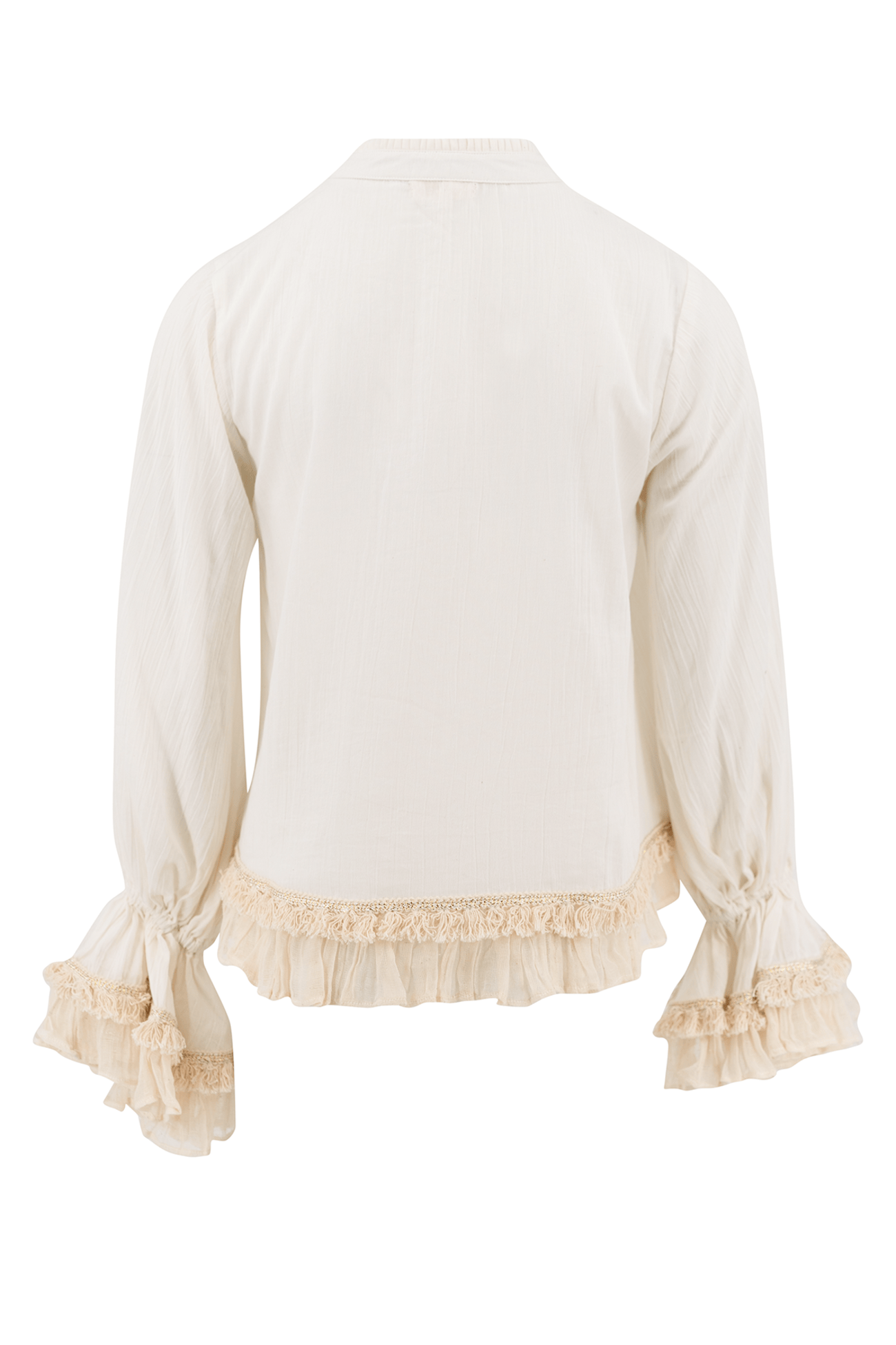Bohemian blouse in ivory from ibzmode, Brands of Ibiza