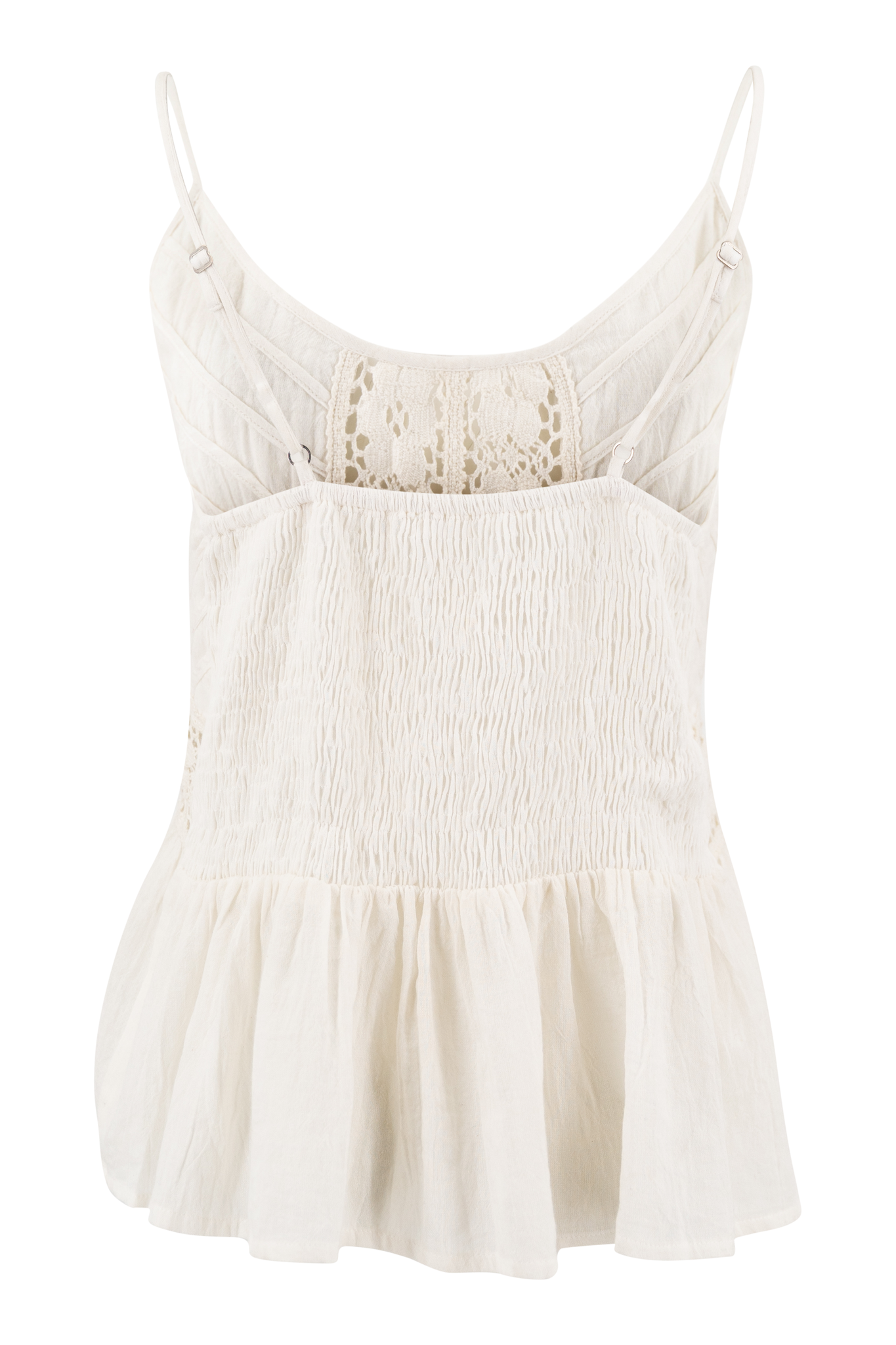 Bohemian top in ivory van ibzmode, Brands of Ibiza