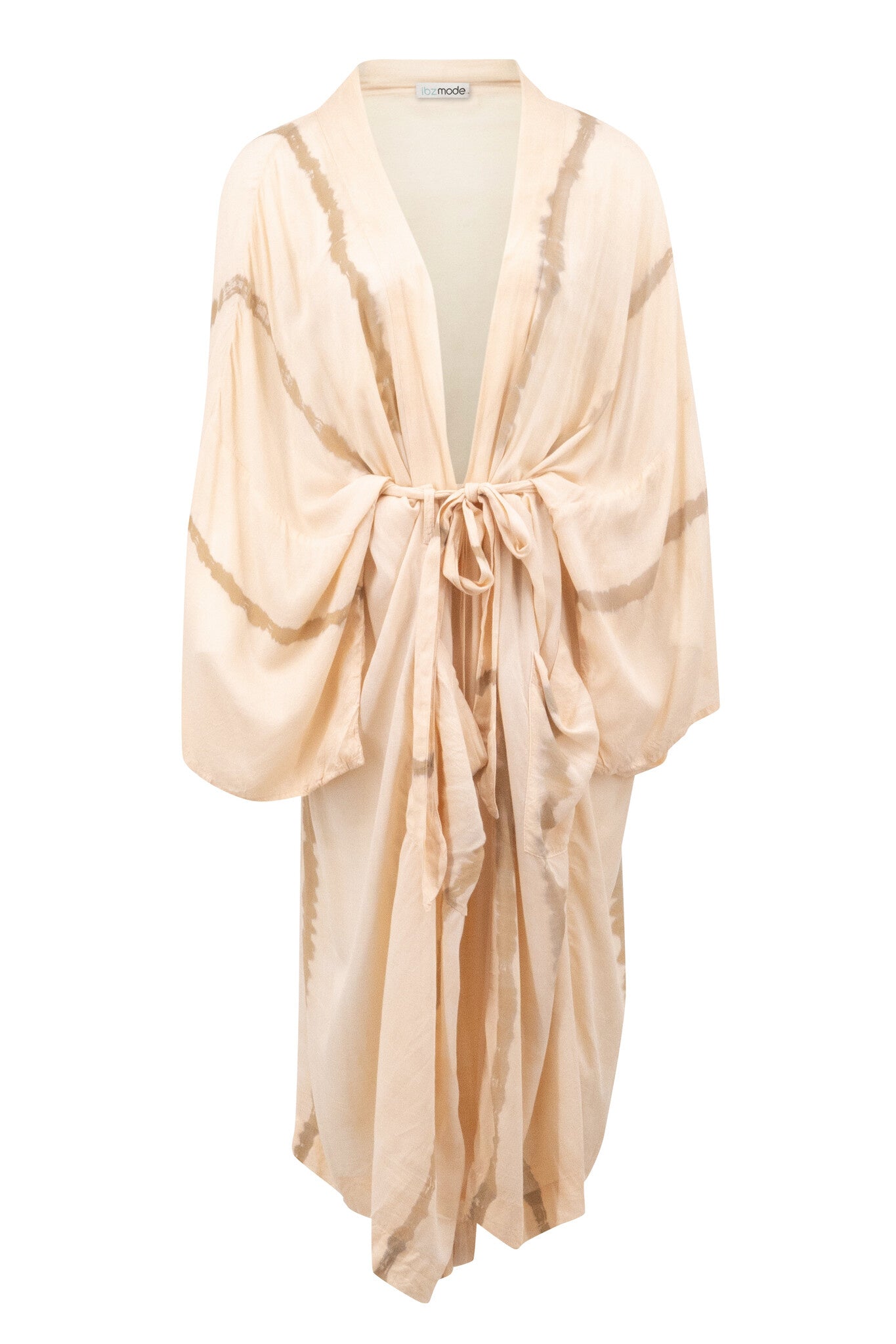 Bohemian kimono in tie dye powder/sand van ibzmode, Brands of Ibiza