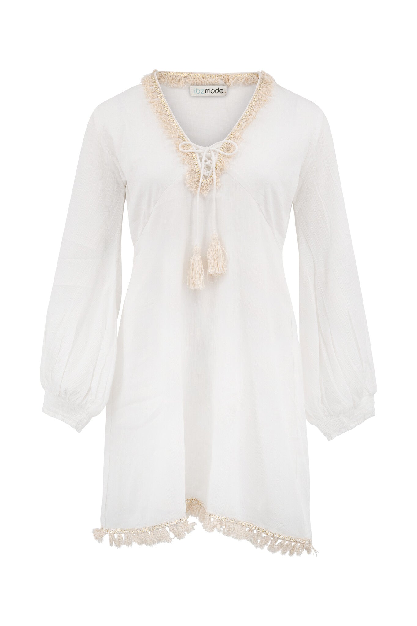 Bohemian item in white van ibzmode, Brands of Ibiza