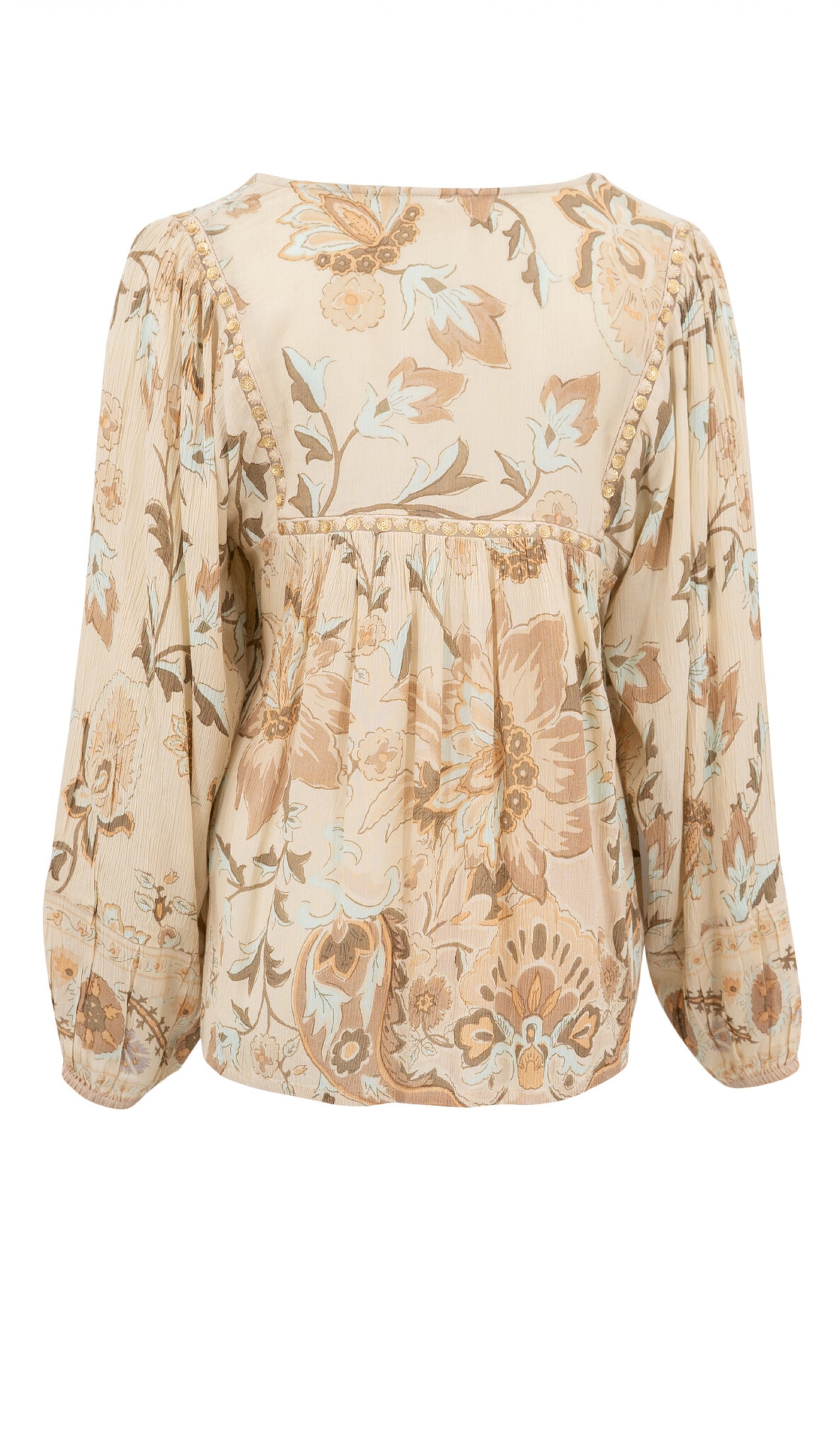 Bohemian blouse in natural van ibzmode, Brands of Ibiza