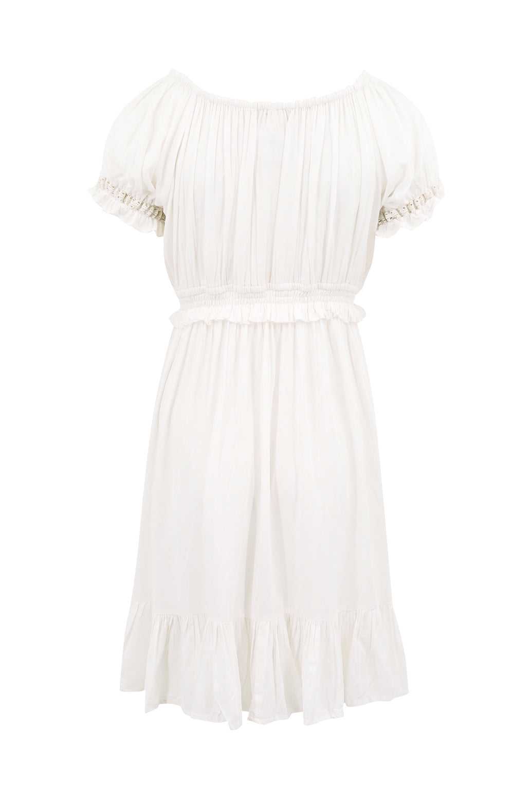 Bohemian jurk in ivory van ibzmode, Brands of Ibiza