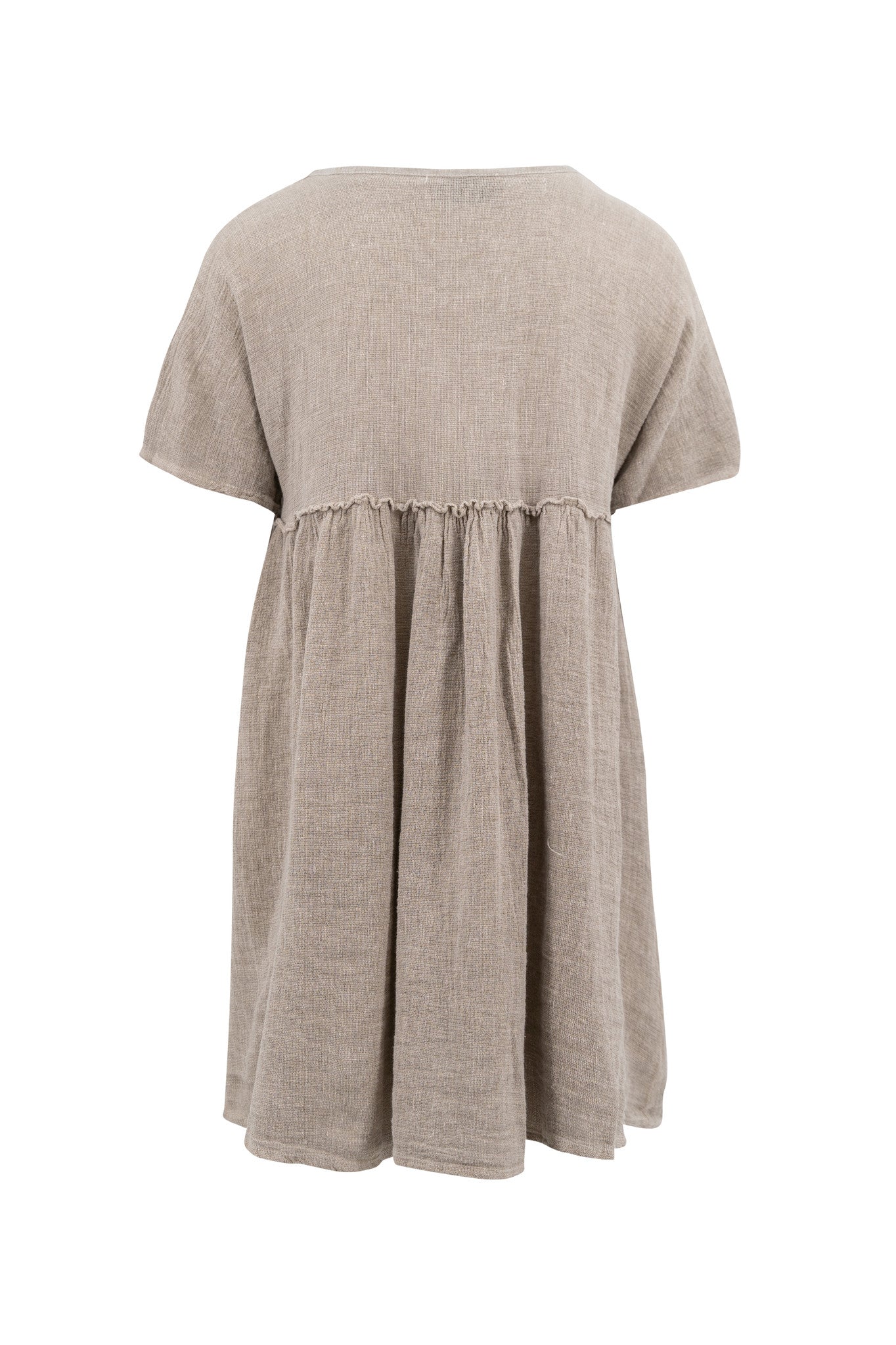 Bohemian jurk in taupe van ibzmode, Brands of Ibiza