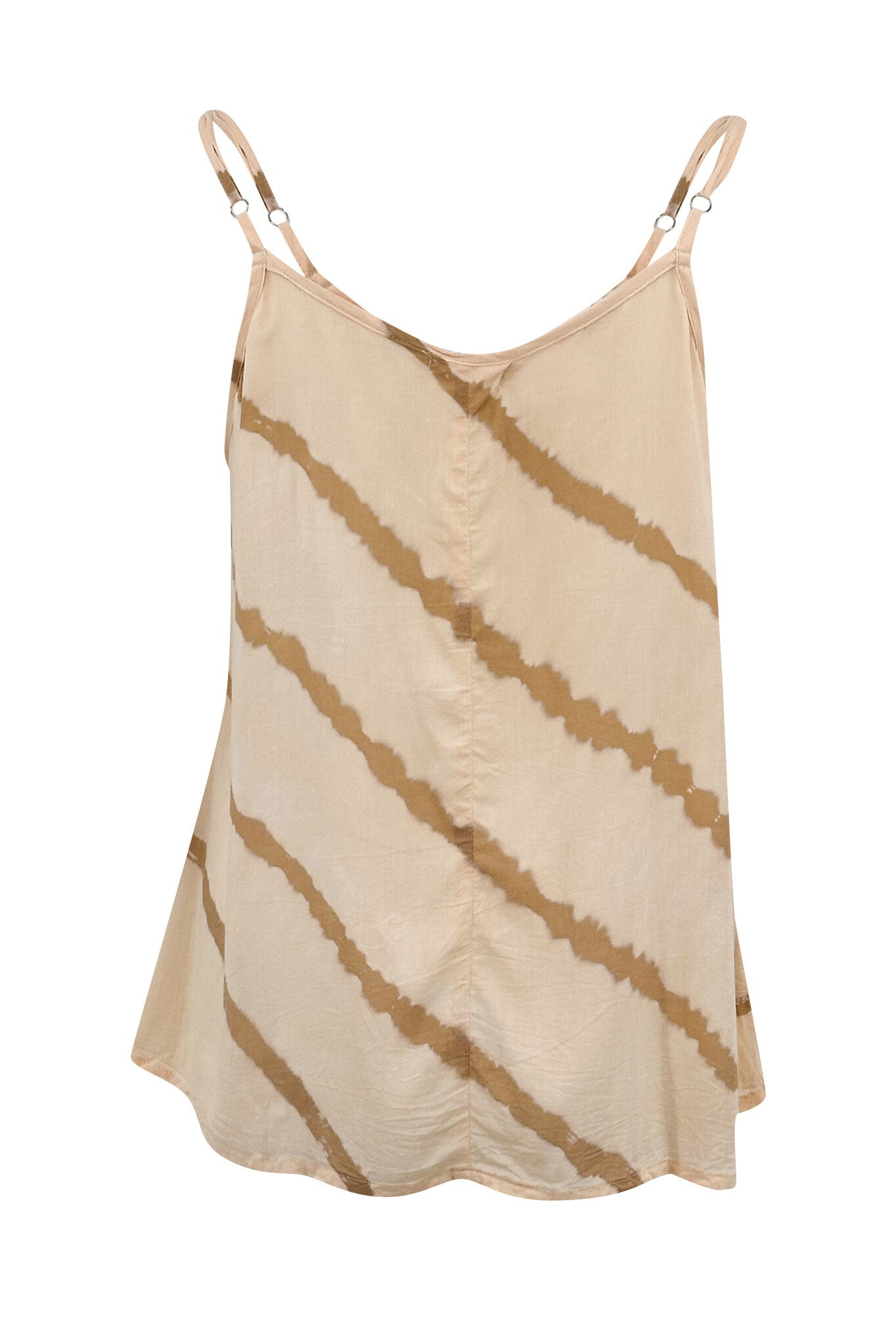 Bohemian top in tie-dye powder/sand by ibzmode, Brands of Ibiza
